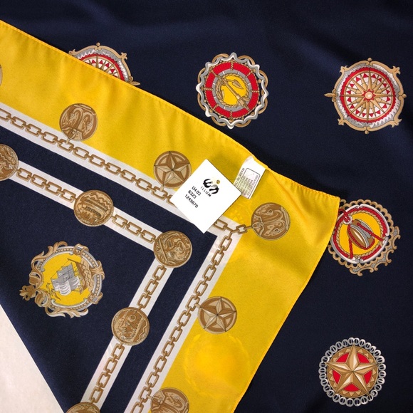 NWT Nautical Old World Italian Scarf 34”x34” - Picture 9 of 12